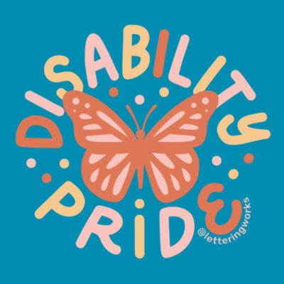 Disability Pride butterfly Chelsie Design