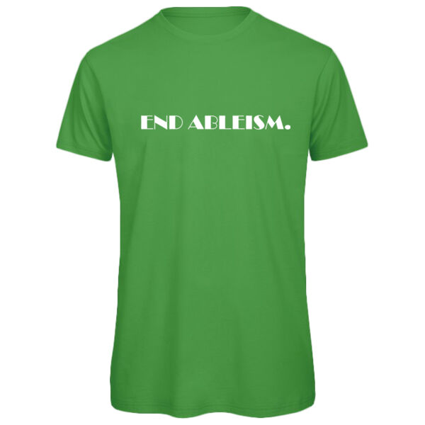 End Ableism - Regular Organic Cotton T-Shirt Thumbnail